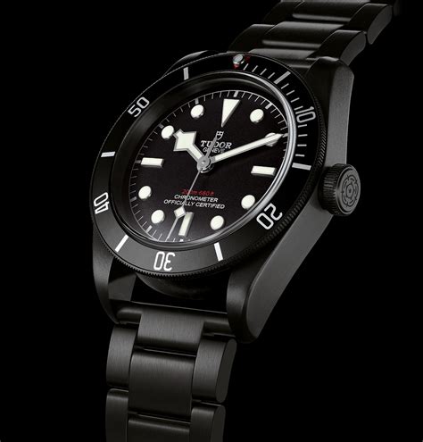 tudor all black|tudor black bay bezel.